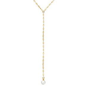 Pearl Lariat Necklace