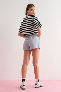 Aubrey Zipped Sweat Shorts