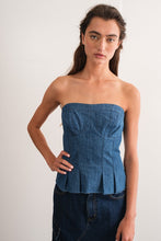 Arya Denim Bustier Top