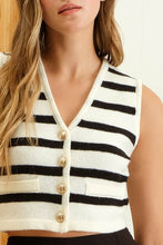 Stripe Knit Vest