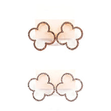 Clover Crystal Earrings