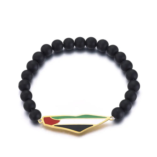 ‘Free Palestine’ Bead Bracelet
