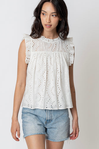 Eyelet Top