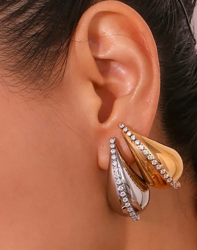 Crystal Teardrop Earrings