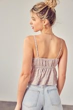 Gingham Cami Top