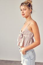 Gingham Cami Top