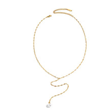 Pearl Lariat Necklace