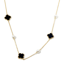 Clover & Pearl Necklace