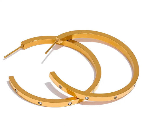 Eternity Hoop Earrings