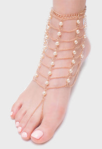 Pearl Foot Chain