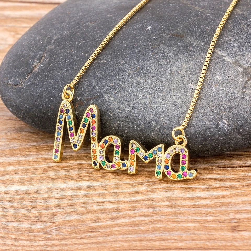 ‘Mama’ Multicoloured Necklace