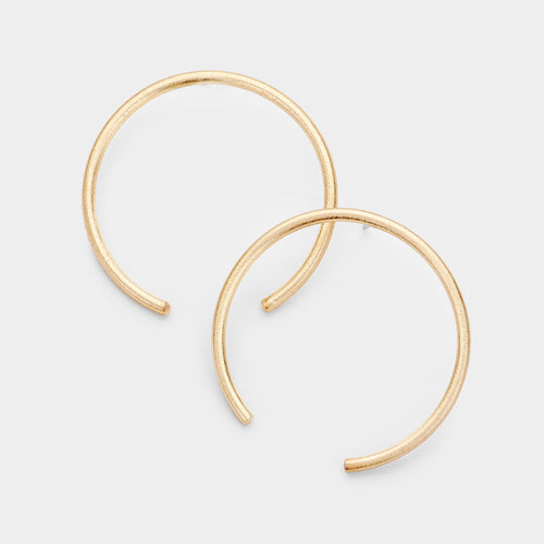 Open Hoop Earrings
